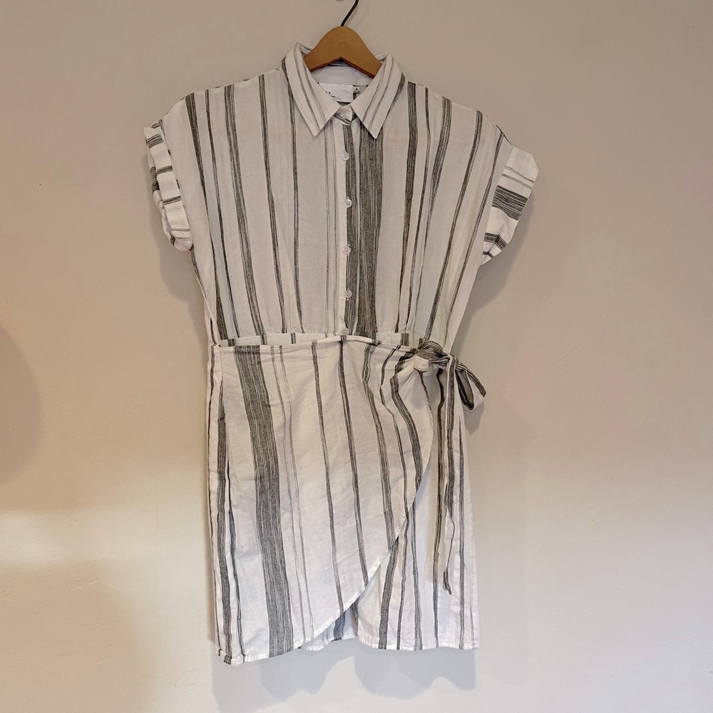 VICI La Petite Button Down Wrap Dress